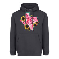 Smoke texas map breast cancer Heavyweight Hoodie - CowGirlArtShop