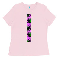 Bubblegum Pink Halloween Key Fob Ladies Tee - BundleAndBundleShop