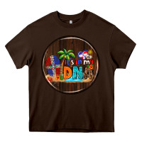Chocolate Brown Dominican Republic car coaster Heavy Core Tee - AdoDesignShop
