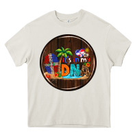 Cream Dominican Republic car coaster Heavy Core Tee - AdoDesignShop