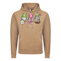 Vintage Coffee spring gnomes Vintage Hoodie - MaliasSmallBusiness