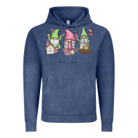 Vintage Denim spring gnomes Vintage Hoodie - MaliasSmallBusiness
