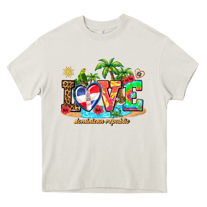 Love Dominican Republic Heavy Core Tee by AdoDesignShop | Teevron