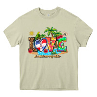 Mossy love dominican republic Heavy Core Tee - AdoDesignShop