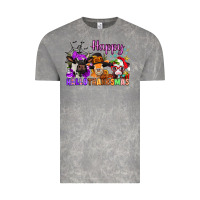 Cloud Rock happy hallothanksmas cows  nancy Vintage Tee - NancyCooperArtShop