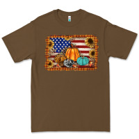 Cacao american flag fall backgraund Premium Tee - JahusDesignShop