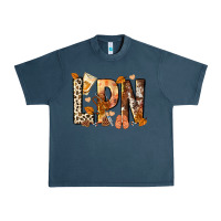 Midnight Navy lpn licensed practical nurse Urban Heavy Tee - NancyCooperArtShop