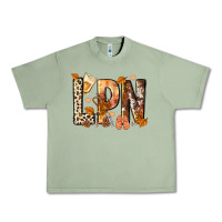 Oil Green lpn licensed practical nurse Urban Heavy Tee - NancyCooperArtShop