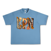 Pebble Blue lpn licensed practical nurse Urban Heavy Tee - NancyCooperArtShop