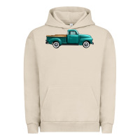 Pigment French Oak western truck side view Urban Hoodie - FaDigitalArtStudio