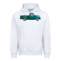 White western truck side view Urban Hoodie - FaDigitalArtStudio