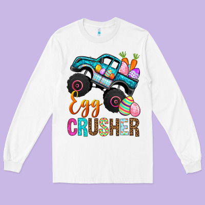 Egg Crusher Long Sleeve Tee Designed By Bundleandbundleshop