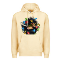 Pina Colada christmas black angus gnome Premium Hoodie - CowGirlArtShop