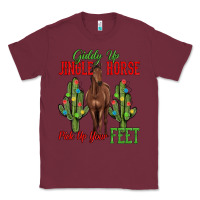 Burgundy giddy up jingle horse pick up your feet Classic Tee - MaliasSmallBusiness