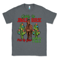 Charcoal Heather giddy up jingle horse pick up your feet Classic Tee - MaliasSmallBusiness