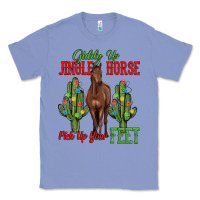 Colony Blue giddy up jingle horse pick up your feet Classic Tee - MaliasSmallBusiness