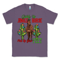Lavender giddy up jingle horse pick up your feet Classic Tee - MaliasSmallBusiness