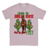 Lilac giddy up jingle horse pick up your feet Classic Tee - MaliasSmallBusiness