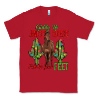 Red giddy up jingle horse pick up your feet Classic Tee - MaliasSmallBusiness