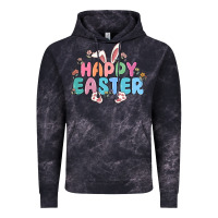 Cloud Black happy easter Vintage Hoodie - MaliasSmallBusiness