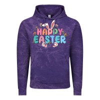 Cloud Purple happy easter Vintage Hoodie - MaliasSmallBusiness