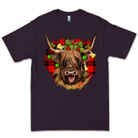 Plum highland cow  christmas Premium Tee - JahusDesignShop