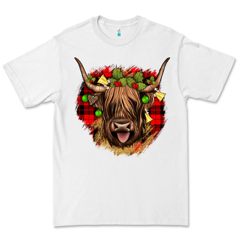 Highland Cow  Christmas Premium Tee by JahusDesignShop | Teevron