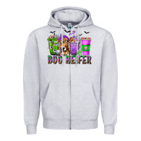 Boo Heifer Coffee Cups With Halloween Zipper Hoodie | Teevron