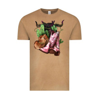 Cowgirl Boots Hat Horns Cactus Vintage Tee | Teevron
