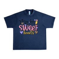 Navy my bus full of sweet hearts Urban Heavy Tee - MaliasSmallBusiness