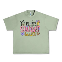 Oil Green my bus full of sweet hearts Urban Heavy Tee - MaliasSmallBusiness