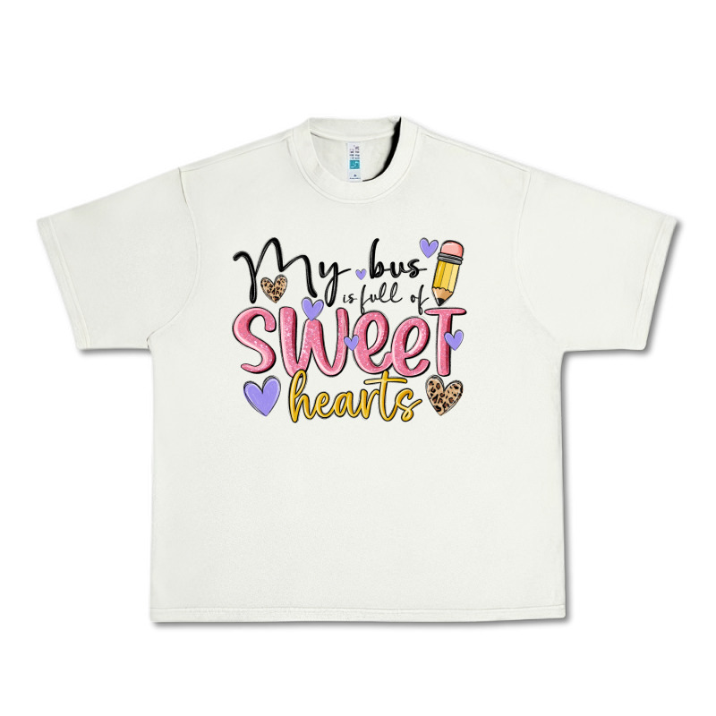 My Bus Full Of Sweet Hearts Urban Heavy Tee by MaliasSmallBusiness | Teevron