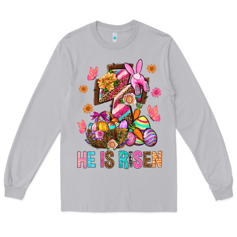 He Is Risen Easter Long Sleeve Tee by BundleAndBundleShop | Teevron