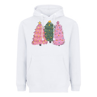 White christmas trees Heavyweight Hoodie - CowGirlArtShop