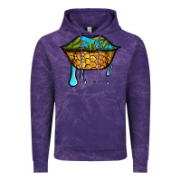 Cloud Purple summer vibes pineapple lips Vintage Hoodie - Jasminsmagicworld