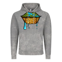 Cloud Rock summer vibes pineapple lips Vintage Hoodie - Jasminsmagicworld
