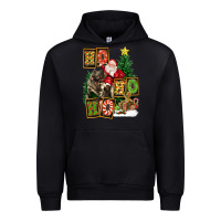 Christmas Trex Ho Ho Ho Santa Urban Hoodie | Teevron
