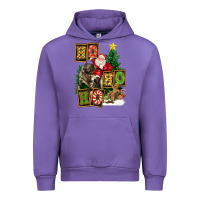 Tulip Christmas Trex Ho Ho Ho Santa Urban Hoodie - FaDigitalArtStudio