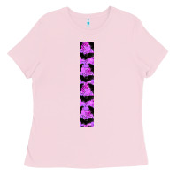 Bubblegum Pink Halloween Key Fob Ladies Tee - BundleAndBundleShop