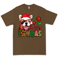 Cacao merry pawmas christmas french bulldog Premium Tee - Jasminsmagicworld