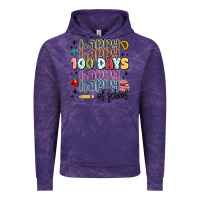 Cloud Purple 100 days of school Vintage Hoodie - MaliasSmallBusiness
