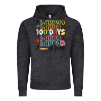 Vintage Black 100 days of school Vintage Hoodie - MaliasSmallBusiness