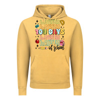 Vintage Mustard 100 days of school Vintage Hoodie - MaliasSmallBusiness