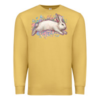 Antique Gold Easter Bunny leopard Easter Day Premium Sweatshirt - HowdyJamesFarm