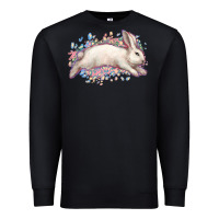Black Easter Bunny leopard Easter Day Premium Sweatshirt - HowdyJamesFarm