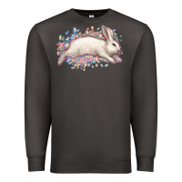 Smoke Easter Bunny leopard Easter Day Premium Sweatshirt - HowdyJamesFarm