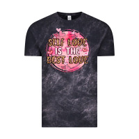 Cloud Black self love is the best love Vintage Tee - MaliasSmallBusiness