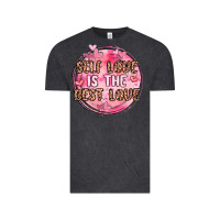 Vintage Black self love is the best love Vintage Tee - MaliasSmallBusiness
