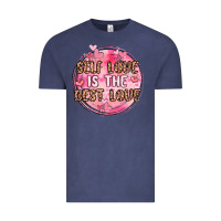 Vintage Denim self love is the best love Vintage Tee - MaliasSmallBusiness