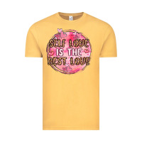 Vintage Mustard self love is the best love Vintage Tee - MaliasSmallBusiness